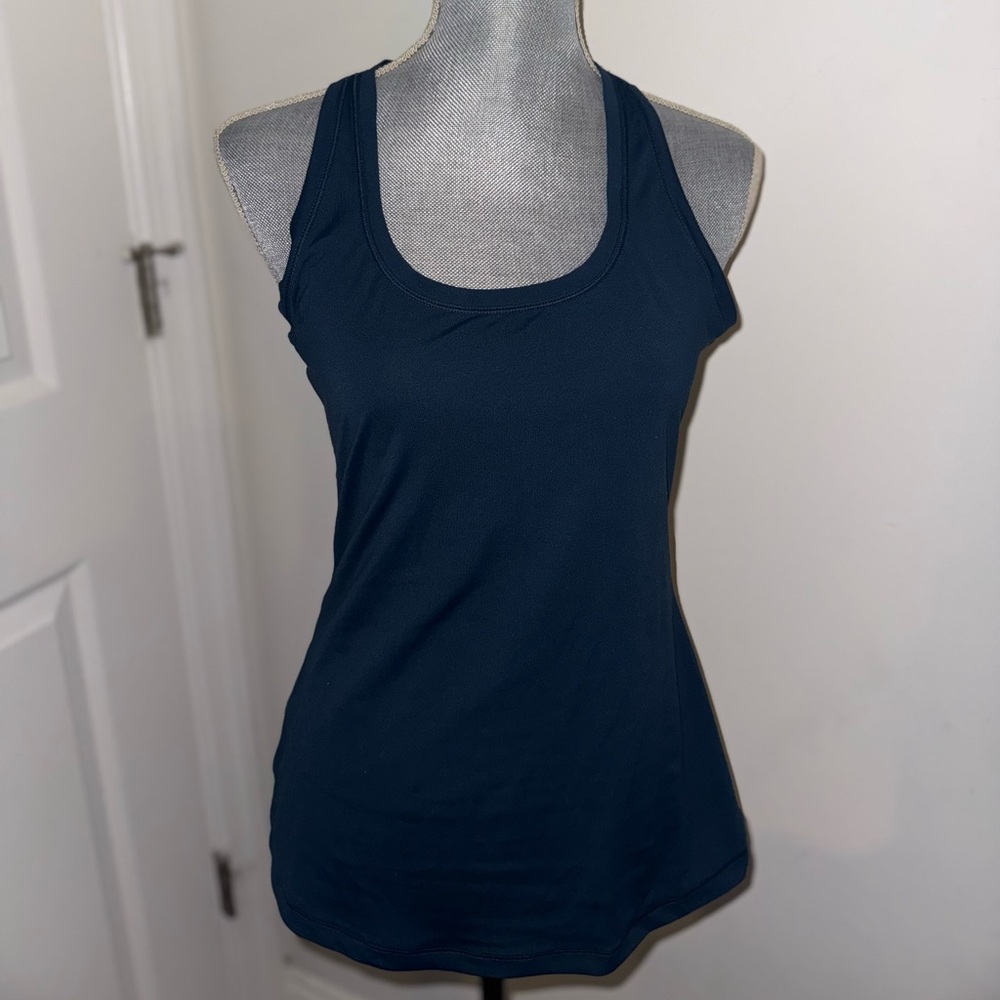 Yogalicious Navy Tank Top